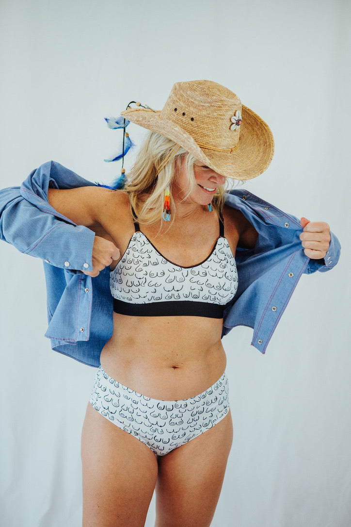 OG Boobie Print Bra