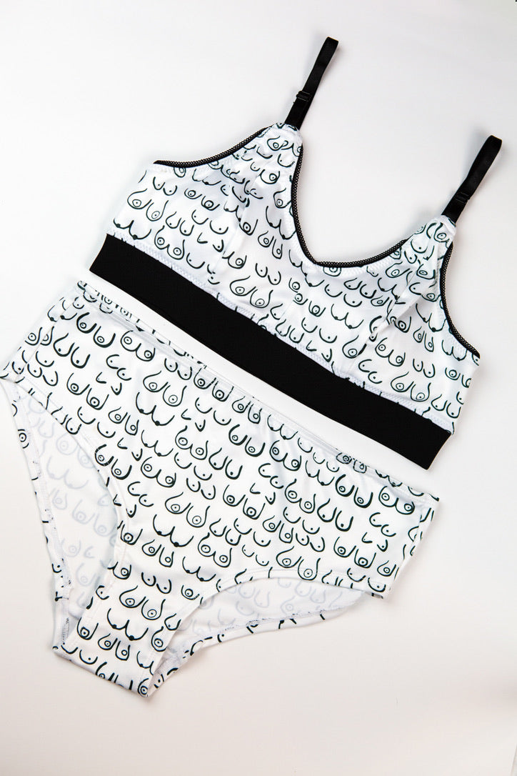 OG Boobie Print Bra