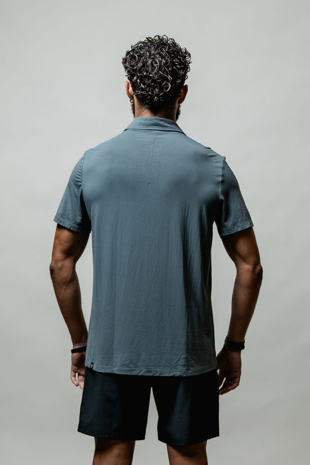 Men's Terra Recovery Polo (Ash Gray)