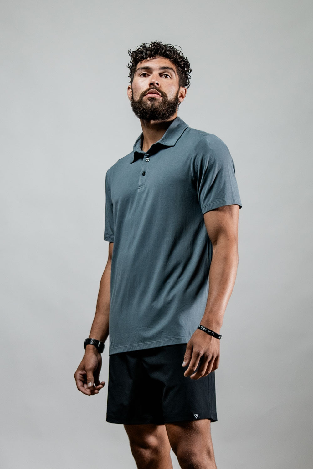 Men's Terra Recovery Polo (Ash Gray)
